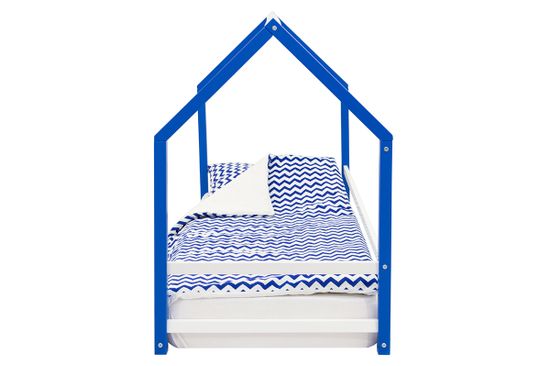 Кровать-домик Монтессори «Svogen» сине-белый