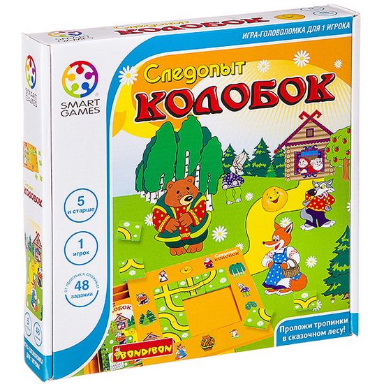 Следопыт Колобок - логическая игра BONDIBON SMARTGAMES