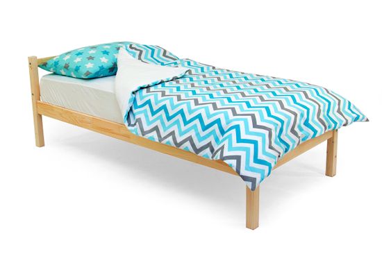 Постельное белье "Звёзды бирюзовый, графит, белый, фон голубой - зигзаги бирюзовый ,графит, голубой"