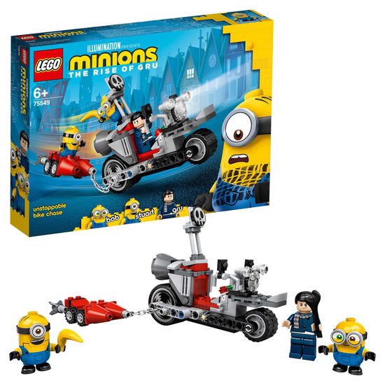 LEGO MINIONS 75549 Конструктор ЛЕГО Миньоны Невероятная погоня на мотоцикле