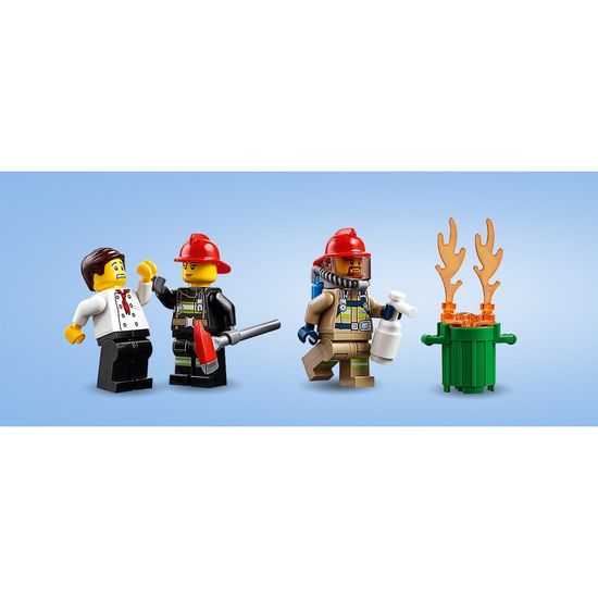 Конструктор LEGO City Fire Пожар в бургер-кафе 60214