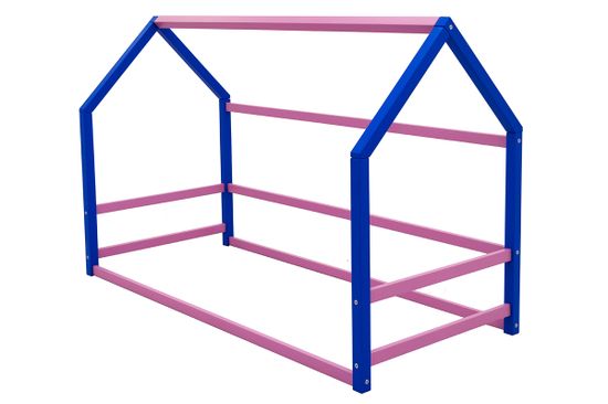 Кровать-домик Монтессори «Svogen» синий-лаванда