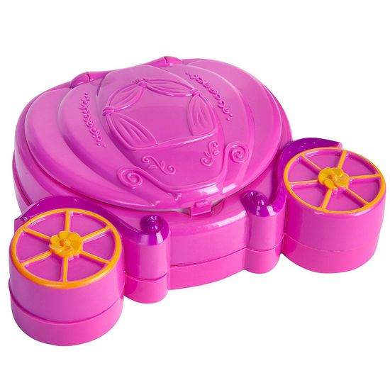 Набор детской декоративная косметики Bondibon Eva Moda, косметичка-карета 2-уровневая