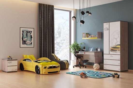 Плюшевый коврик Дороги 120х160 см