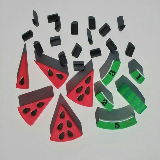 Пазл Арбуз счет до 5