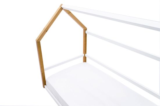 Кровать-домик Монтессори «Svogen» дерево-белый