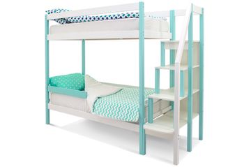 Двухъярусная кровать «Svogen» мятно-белый