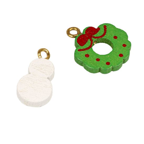 Новогодний набор BONDIBON. Деревянная ёлочка 3D с игрушками, высота 28.5см