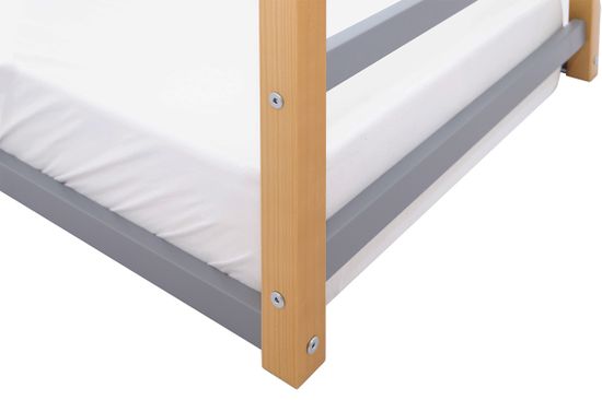 Кровать-домик Монтессори «Svogen» дерево-графит