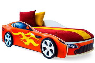 Кровать-машина «Бондмобиль красный»