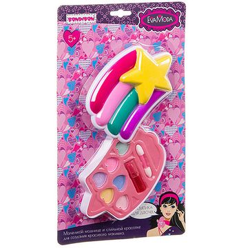 Набор детской декоративной косметики Bondibon Eva Moda, косметичка-звёздочка