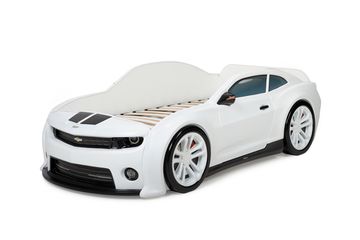 Кровать-машинка объемная EVO "Camaro" белый матовый