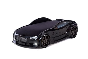 Кровать-машина объемная NEO "БМВ" чёрный