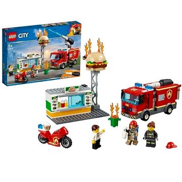 Конструктор LEGO City Fire Пожар в бургер-кафе 60214