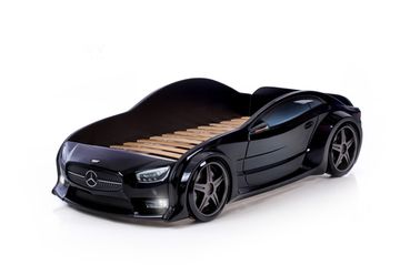 Кровать-машинка объемная EVO "Мерседес" чёрный