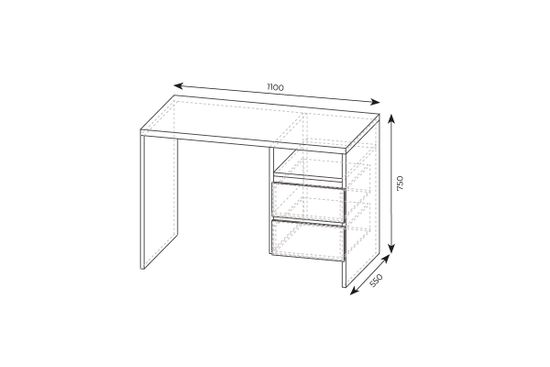 Стол LX 02 (розовый принт)