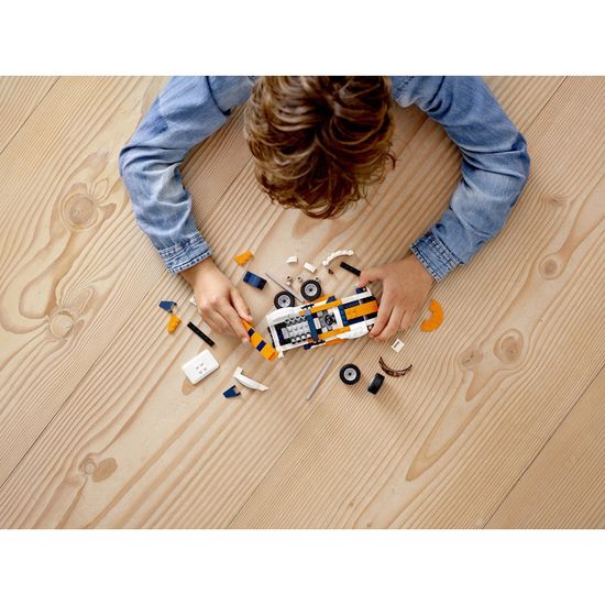 Конструктор LEGO Creator Гоночный автомобиль Оранжевый 31089