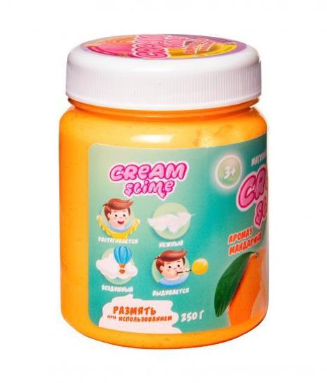 Cream-Slime с ароматом мандарина, 250 г