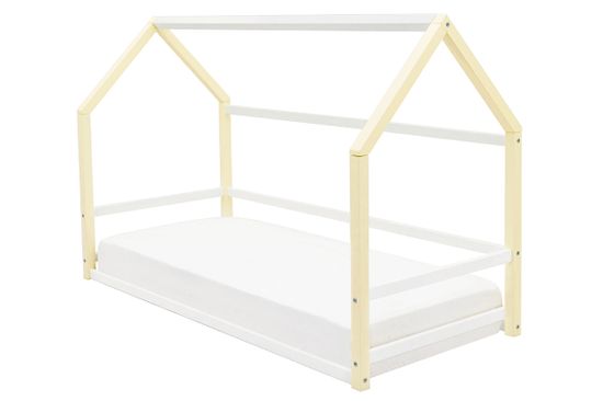 Кровать-домик Монтессори «Svogen» бежево-белый