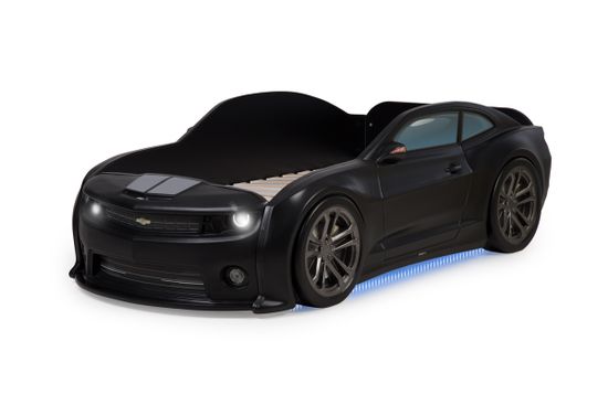 Кровать-машинка объемная EVO "Camaro" чёрный