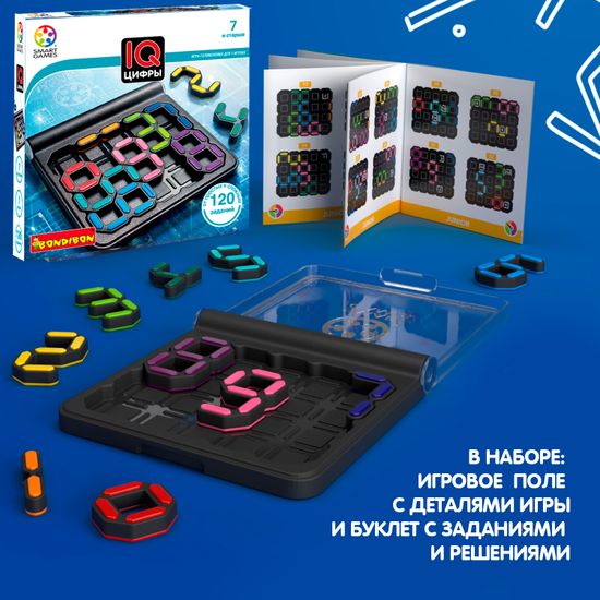 Логическая настольная игра "IQ-Цифры" Smart Games Bondibon