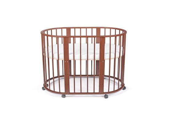 Кроватка для новорожденных трансформер Sleepy 8 в 1 без маятника Венге