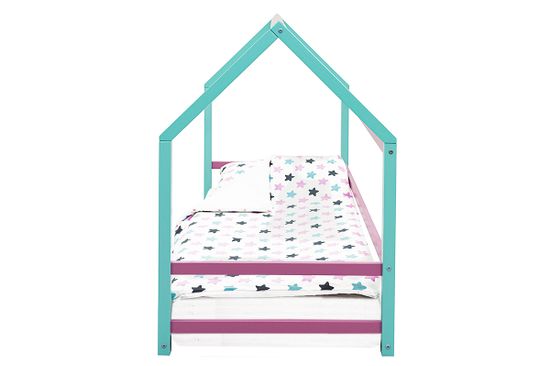 Кровать-домик Монтессори «Svogen» мятный-лаванда