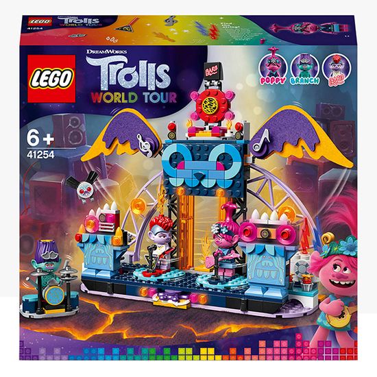 LEGO Trolls 41254 Конструктор ЛЕГО Тролли Концерт в городе Рок-на-Вулкане