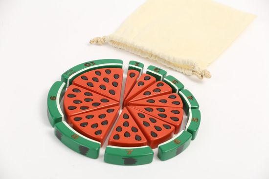 Пазл Арбуз счет до 10