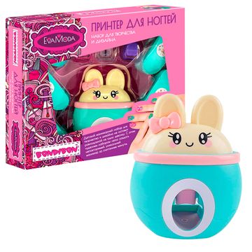 Набор маникюрный «ПРИНТЕР ДЛЯ НОГТЕЙ» 5 штампов Eva Moda Bondibon