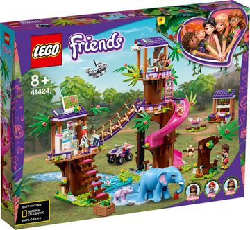 LEGO Friends 41424 Конструктор ЛЕГО Подружки Джунгли: штаб спасателей