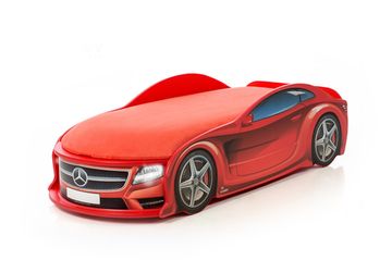 Кровать-машина UNO "Мерседес-М" красная