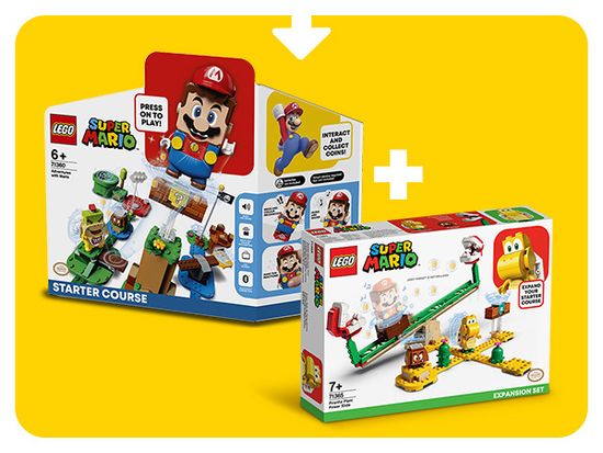 Конструктор LEGO Super Mario 71365 Дополнительный набор Мощная атака Растения-пираньи