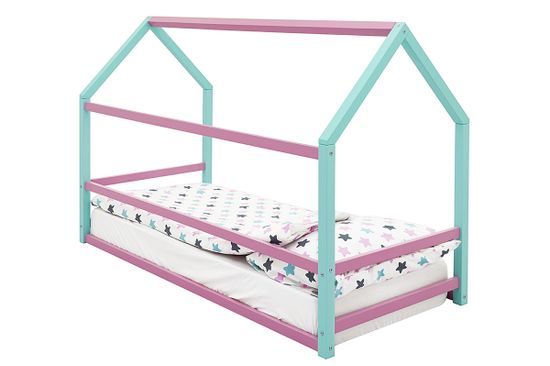 Кровать-домик Монтессори «Svogen» мятный-лаванда