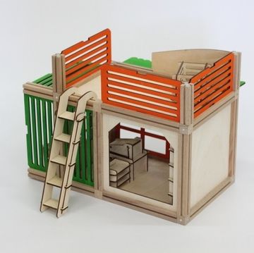 Woodjo Supermarket 57 деталей