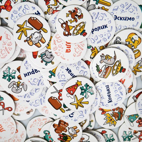 Настольная игра Зимний Читай-Хватай