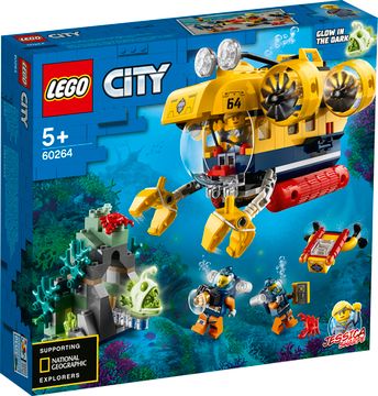 LEGO City 60264 Конструктор ЛЕГО Город Океан: исследовательская подводная лодка