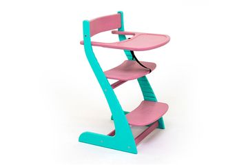 Детский растущий регулируемый стул "Усура мятный-лаванда"