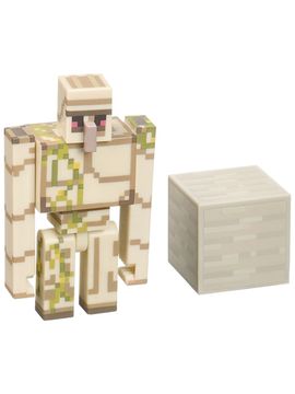 Фигурка Minecraft Iron Golem Железный голем с аксессуарами пластик 8см