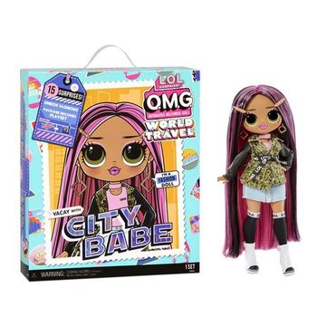 MGA Entertainment Кукла LOL Surprise O.M.G. World Travel City Babe