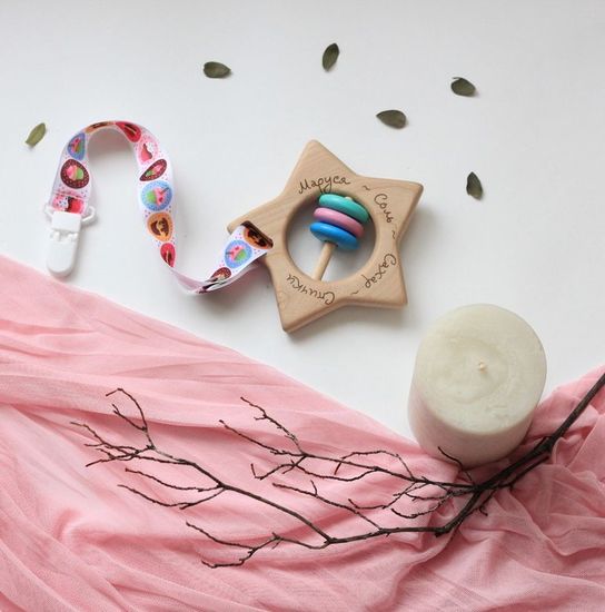 Прорезыватель погремушка Звездочка