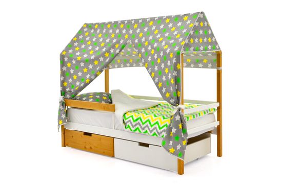 Кровать-домик «Svogen дерево-белый»