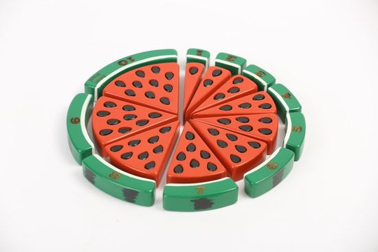 Пазл Арбуз счет до 10