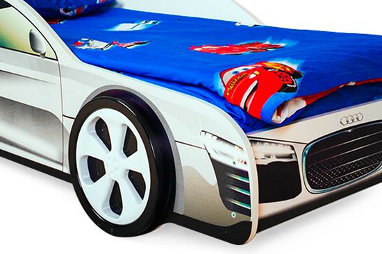 Пластиковые колеса для кровати-машины