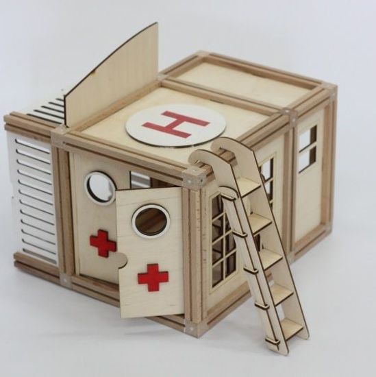 Woodjo Hospital 61 деталь