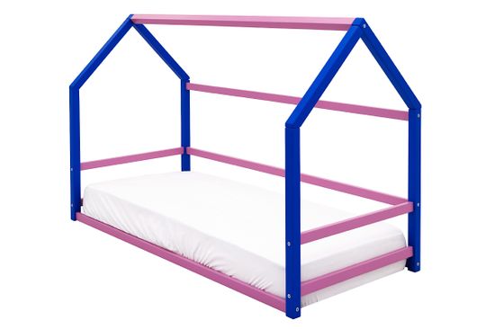 Кровать-домик Монтессори «Svogen» синий-лаванда