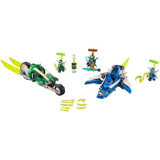 LEGO Ninjago 71709 Конструктор ЛЕГО Ниндзяго Скоростные машины Джея и Ллойда