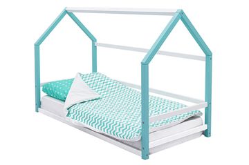 Кровать-домик Монтессори «Svogen» мятно-белый