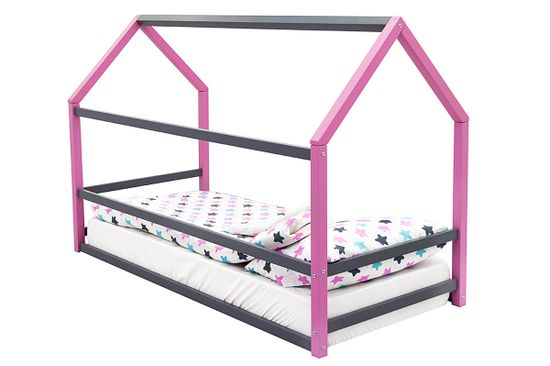 Кровать-домик Монтессори «Svogen» лаванда-графит