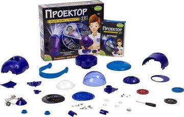 Набор для опытов Bondibon Французские опыты Науки с Буки Проектор 2 в1
